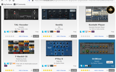 Top websites for free audio plugins and how to use them in Gig Performer