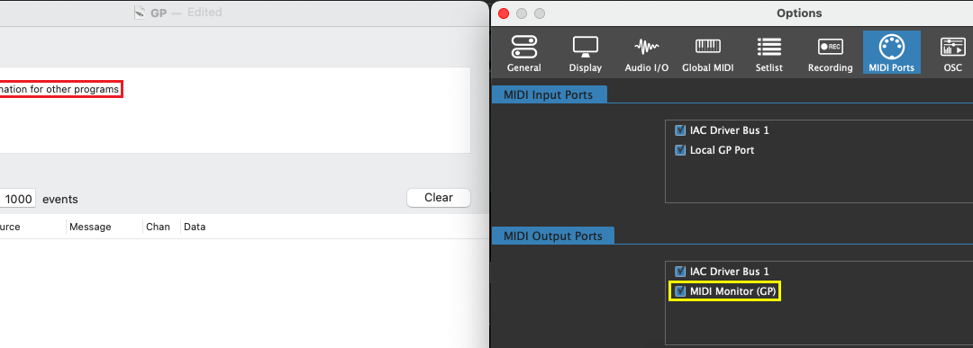 How to send Program Change messages out to hardware devices and other applications